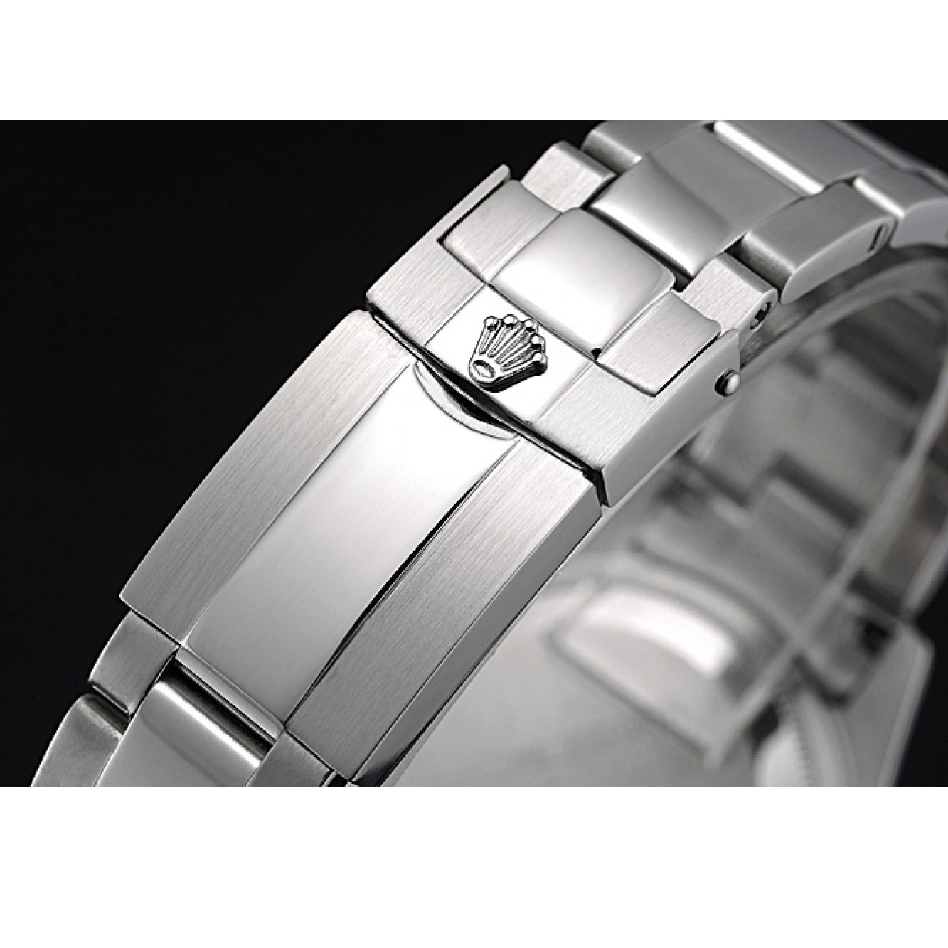 Aaa replica Silver Black Stainless Stainless Cosmograph Steel Case Daytona Rolex Steel Subdials 622635 0616